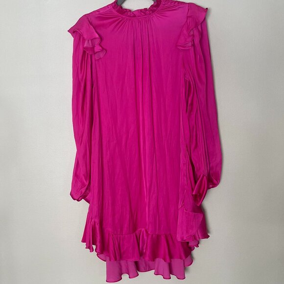 Zadig & Voltaire Ruins Satin Dress – Pink – Size Small – Excellent Condition - Picture 7 of 13